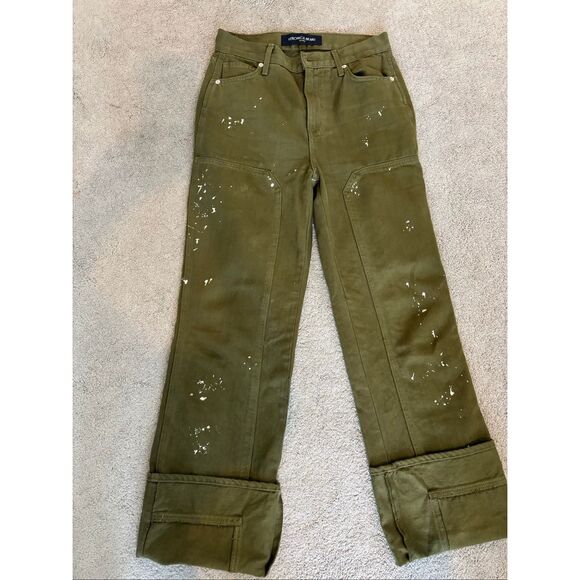 NWOT Veronica Beard Splattered Paint Dylan Jeans Sz 27, $368 B21 - Picture 5 of 10